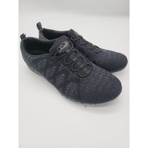 Skechers Relaxed Fit Memory Foam Slip‎ On Shoes 11 Womens Black Cooled Sneakers